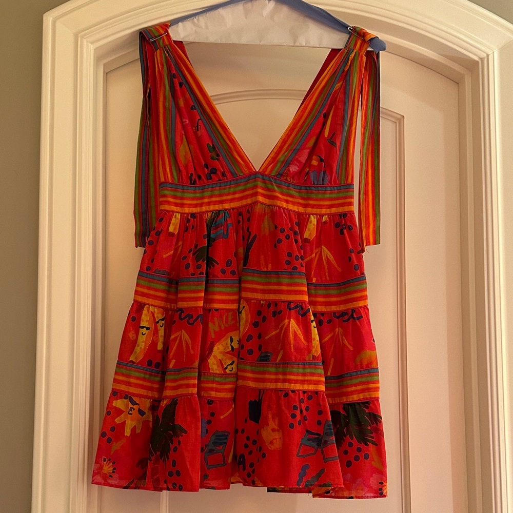 Colorful Sleeveless Blouse